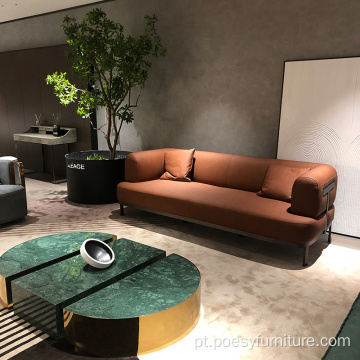 Sofá secional moderno de alta qualidade para sala de estar